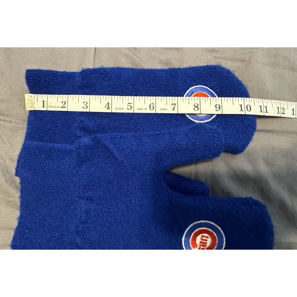 MLB Chicago Cubs Winter Knit Hat & Mittens Set Blue & Red
